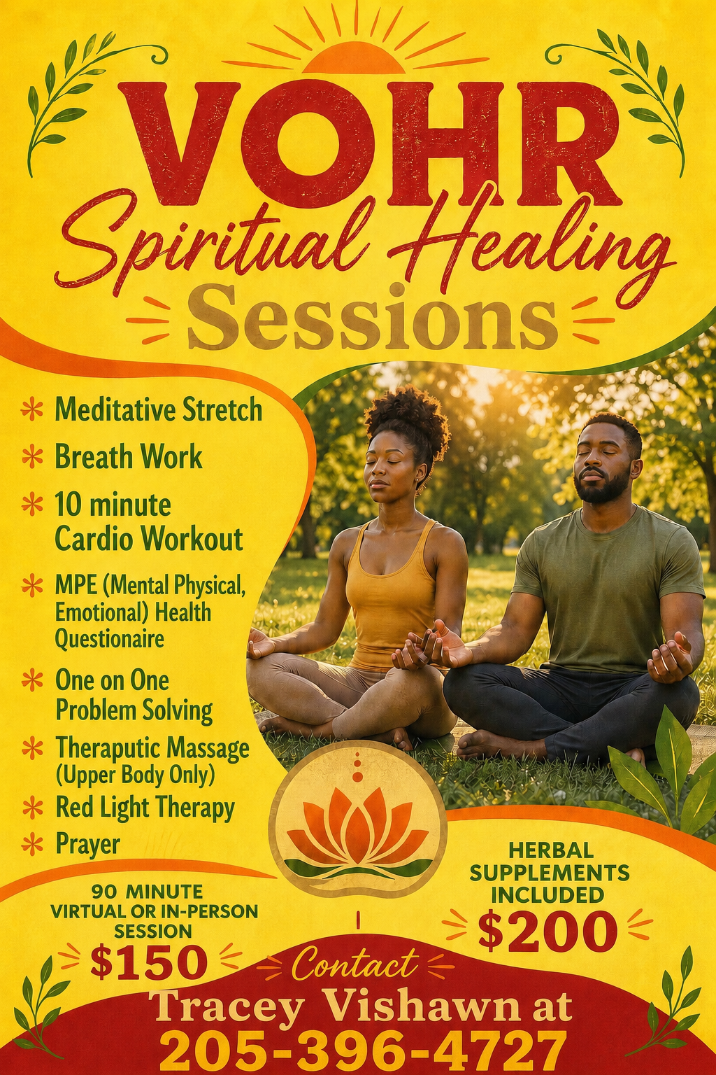 Spiritual Healing Session (Virtual or In-Person)