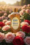VOHR Herbal Hair Growth Oil - Clear Bottle in Roses